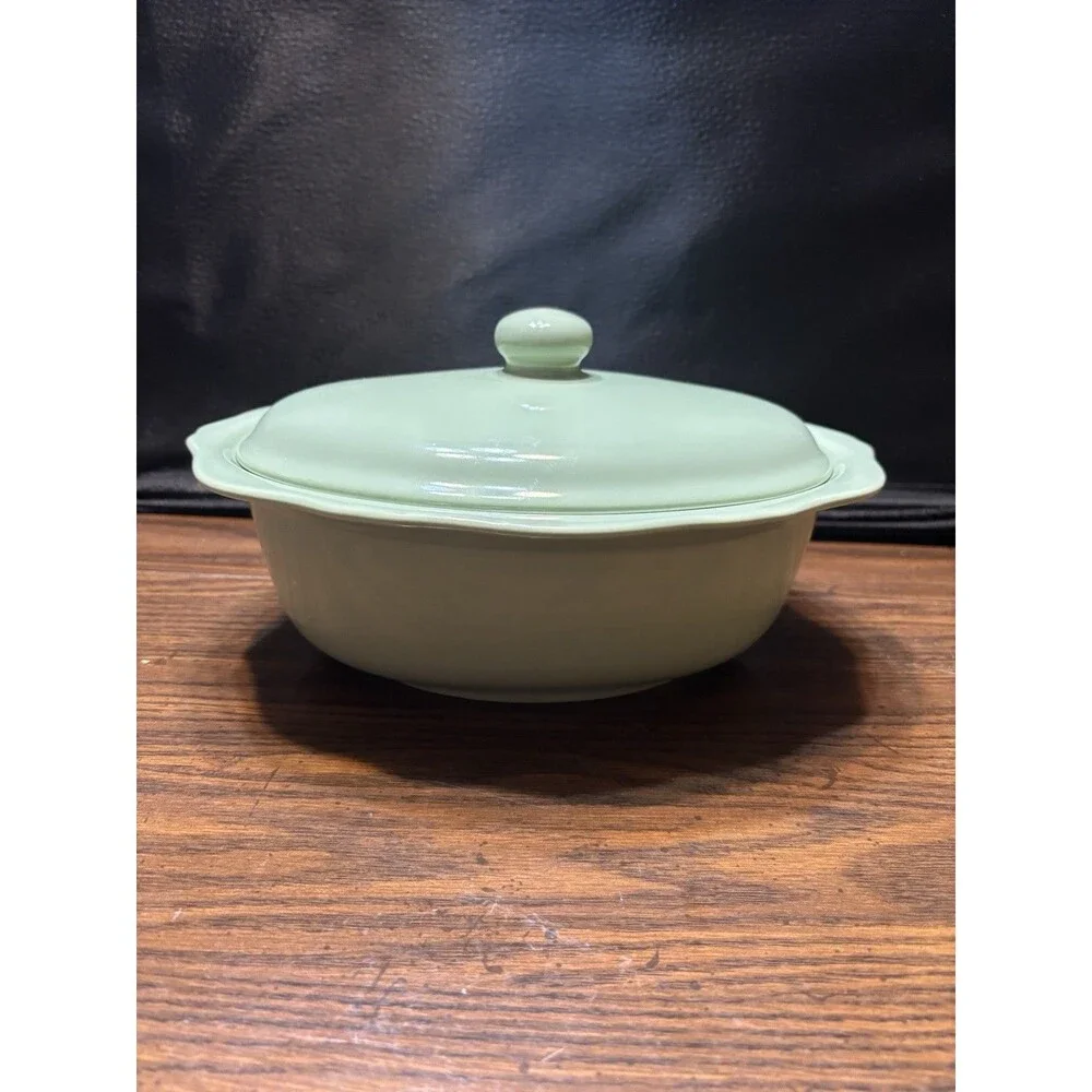 Vintage Gail Pittman Hospitality Collection Sage 1.5 Qt Covered Casserole Dish